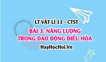 Công thức, biểu thức tính thế năng và động năng trong dao động điều hòa? Vật lí 11 bài 3 CTST